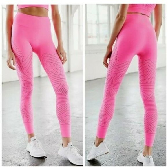 Free People Pants - Free People Self-Hem Ecology Tropical Pink Legging